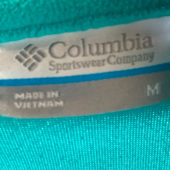 Columbia pullover women’s size medium color is teal - Picture 2 of 7